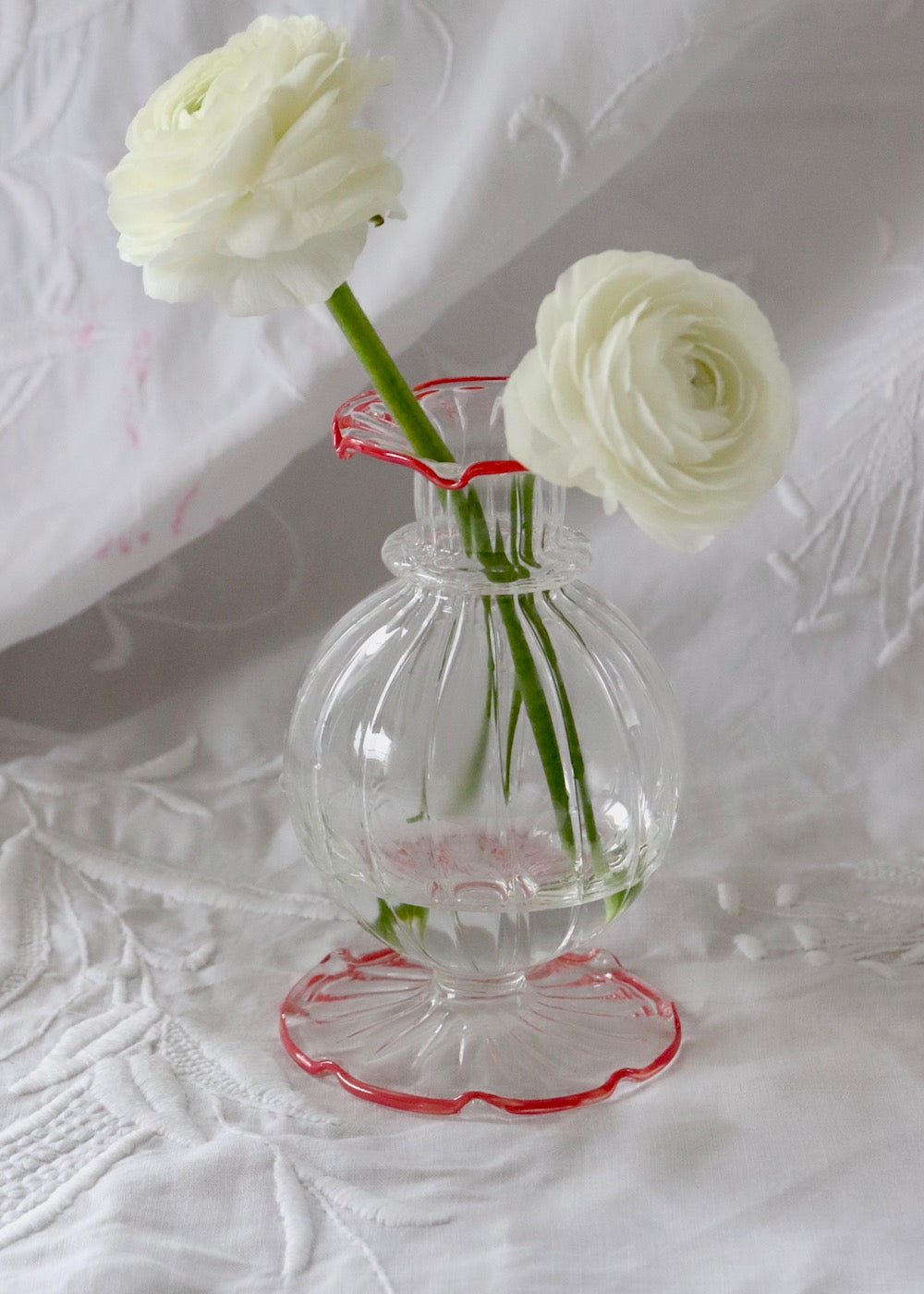 NEW IN: Nanu Glass Vase - Coral Pink