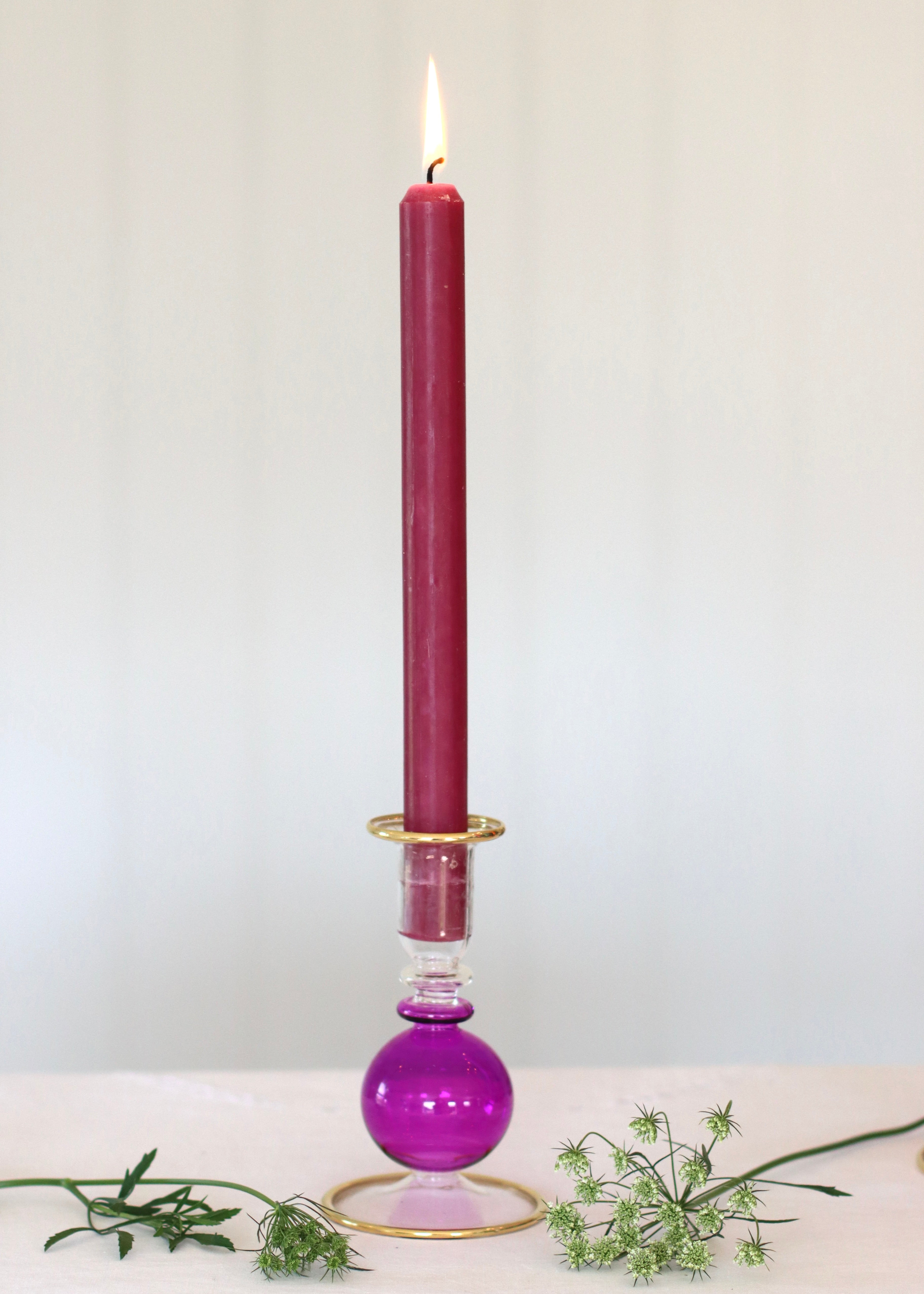 Small Bubble Candlestick - Purple