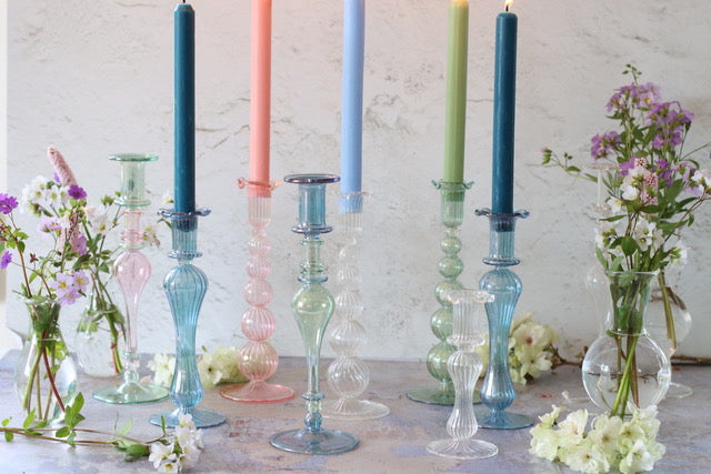 Gigi Candlestick- Blue