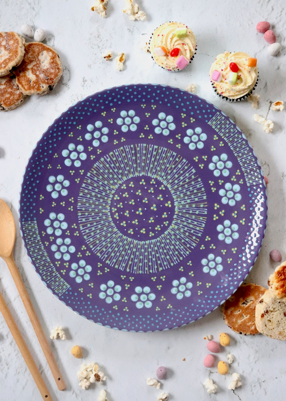 Round Platter - Purple
