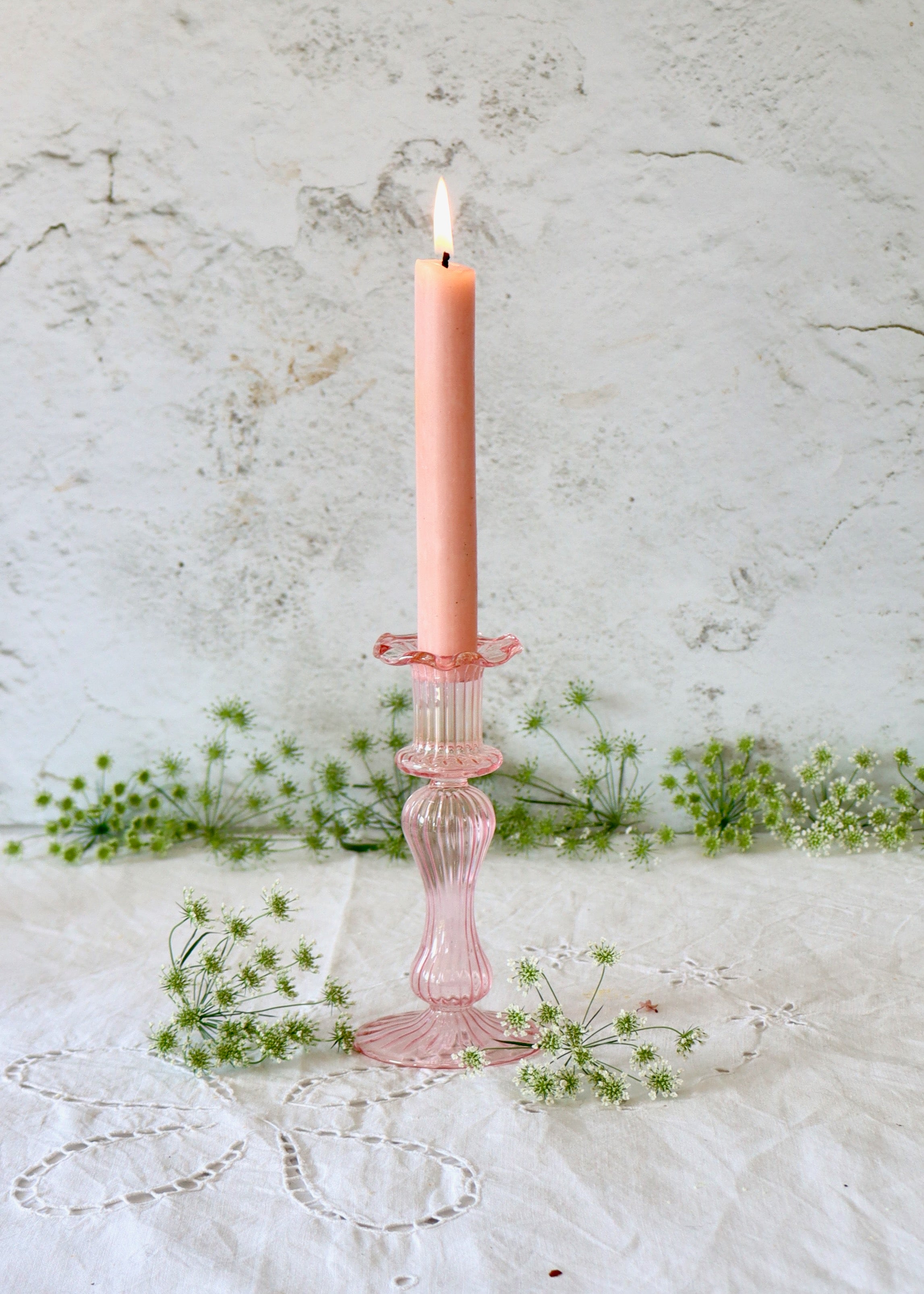 Gigi Candlestick- Pink