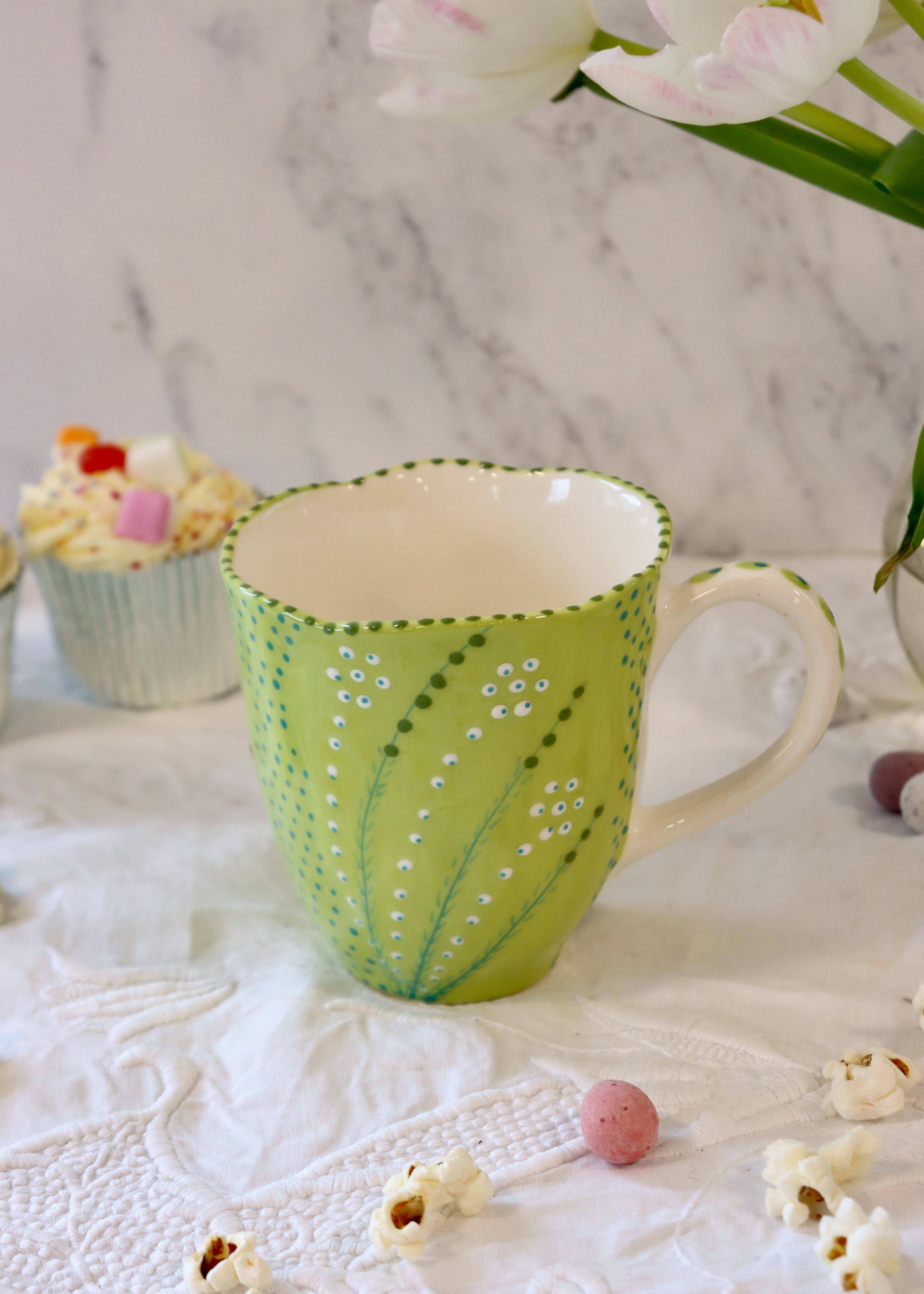 Waterlily Mug - Lime 2