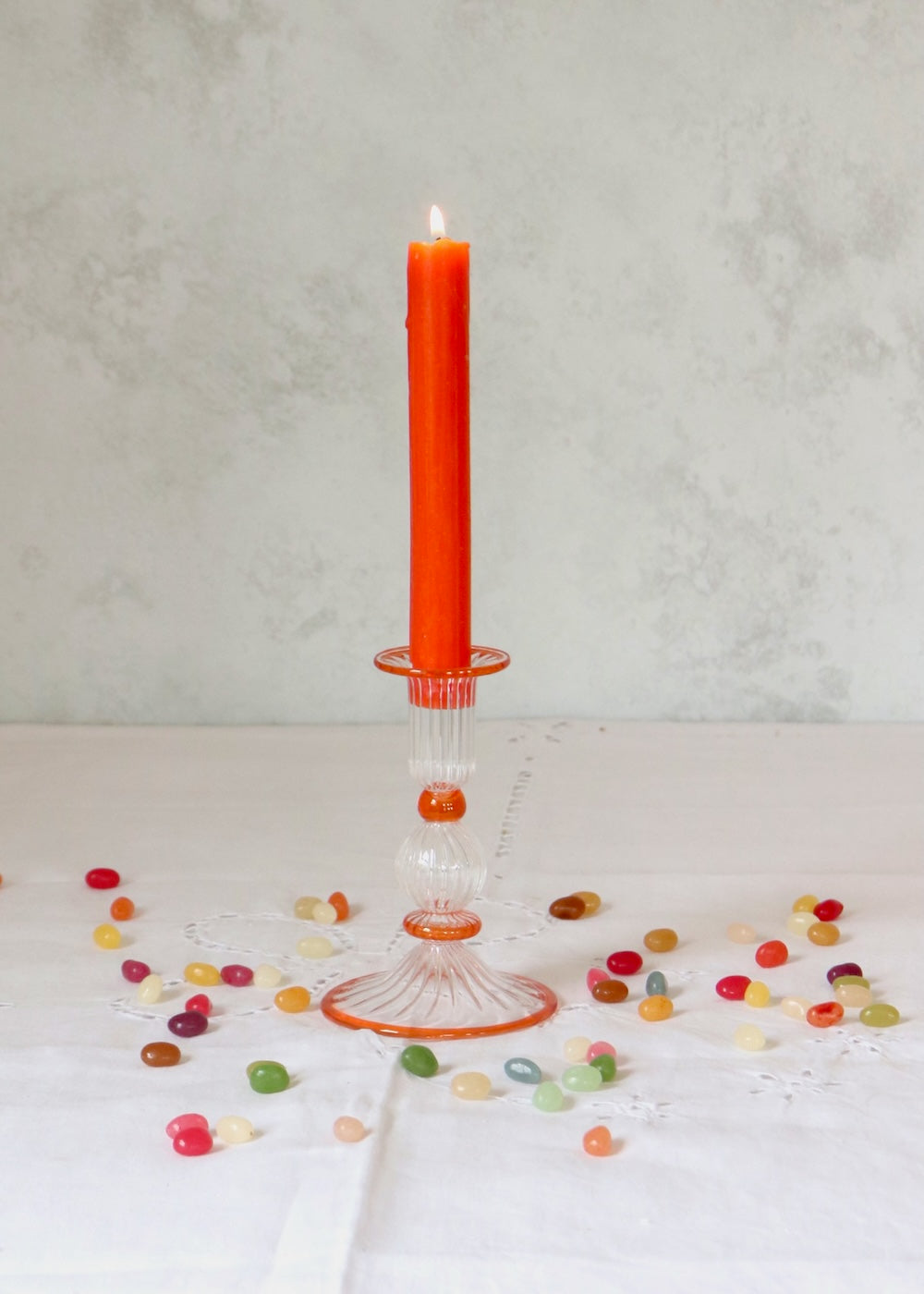 Noor Candlestick - Orange
