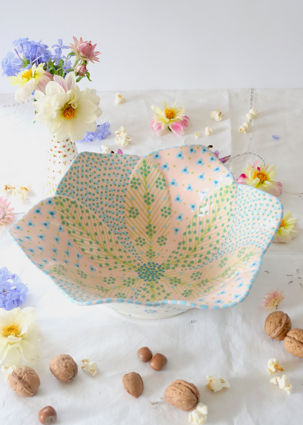 Balfour Salad Bowl: Pale Pink