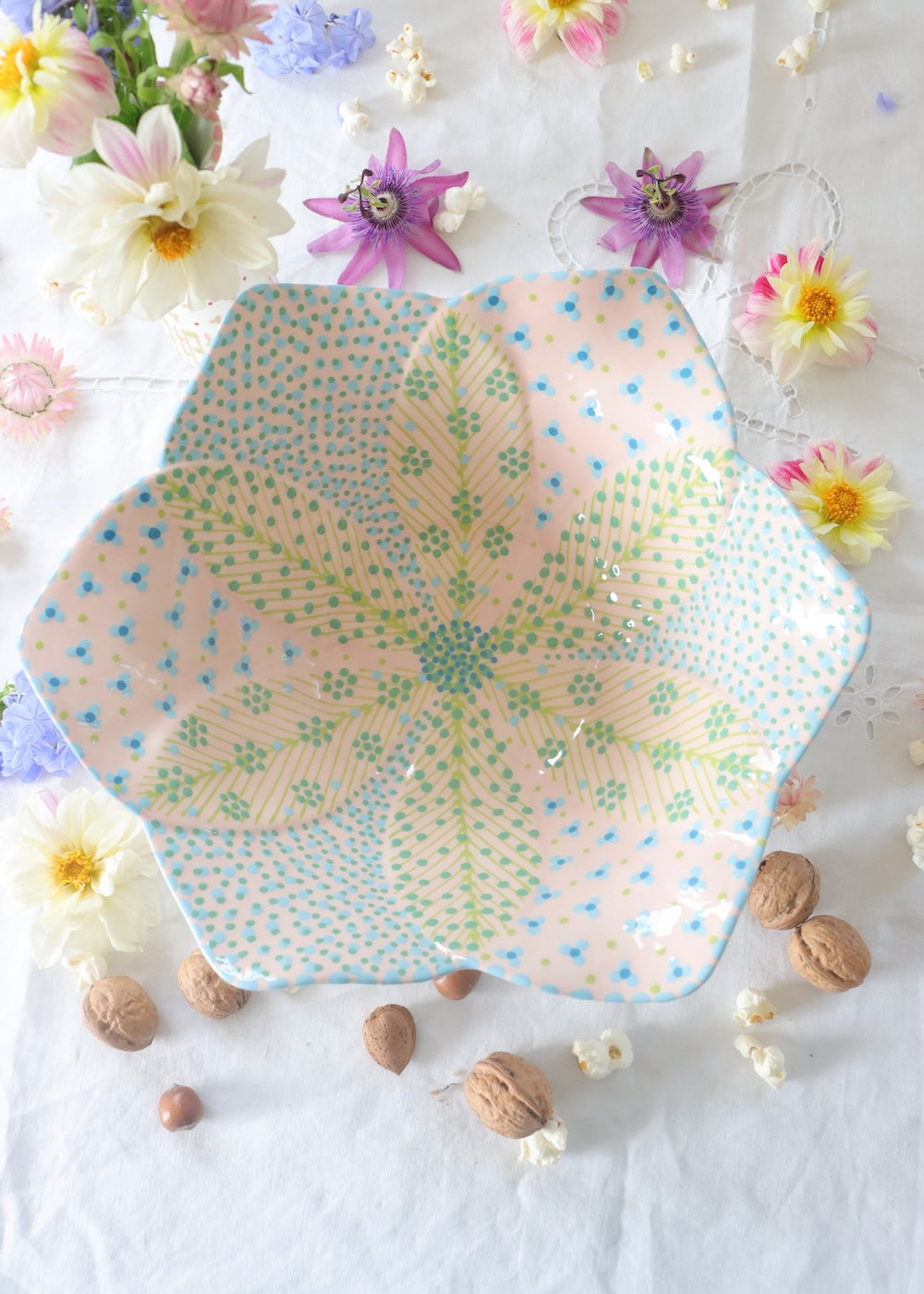 Balfour Salad Bowl: Pale Pink