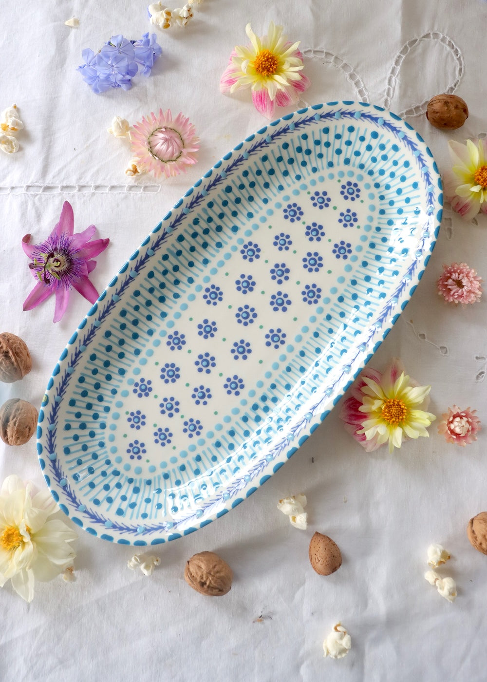 Margo Platter - White & Blue 2