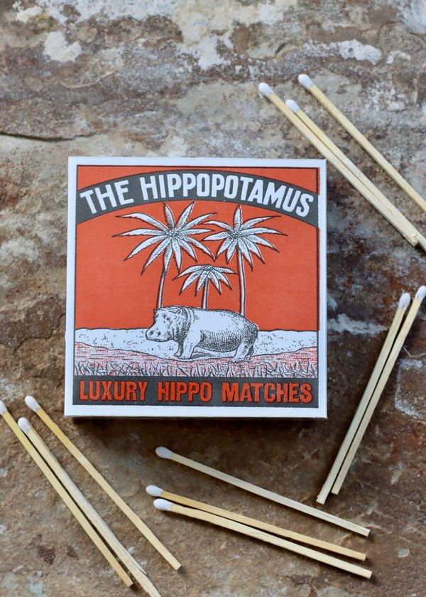 Square Matchbox - The Hippo