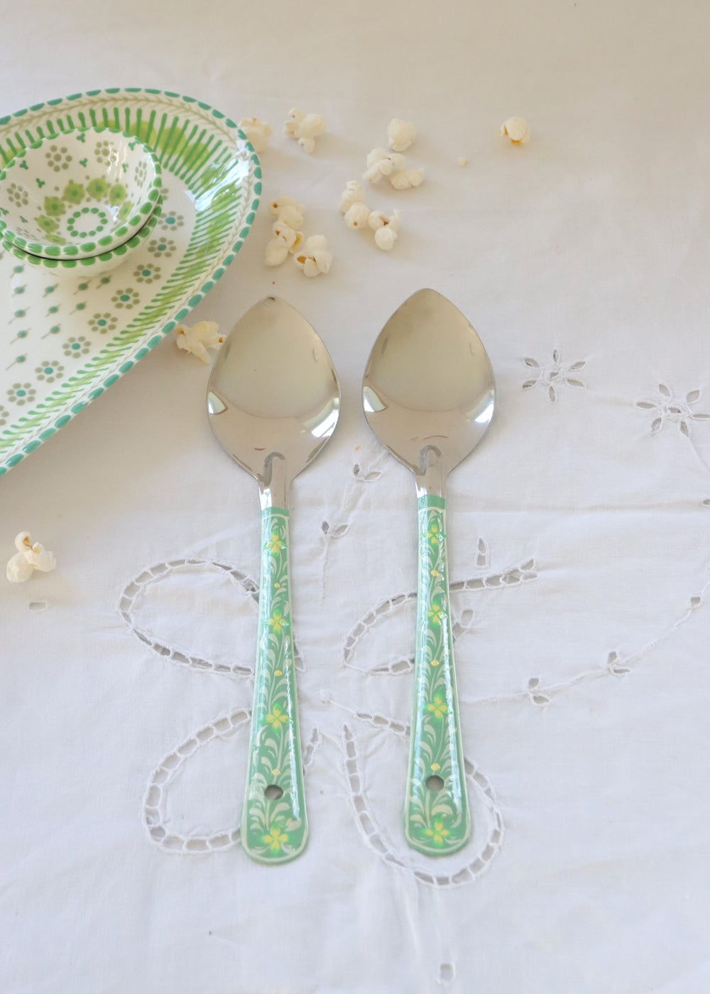 Serving Spoons- Green