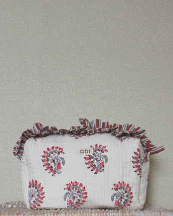Josephine Wash Bag #color_rococo-red-blue-grey