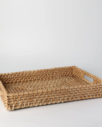 Rattan Rectangular Tray