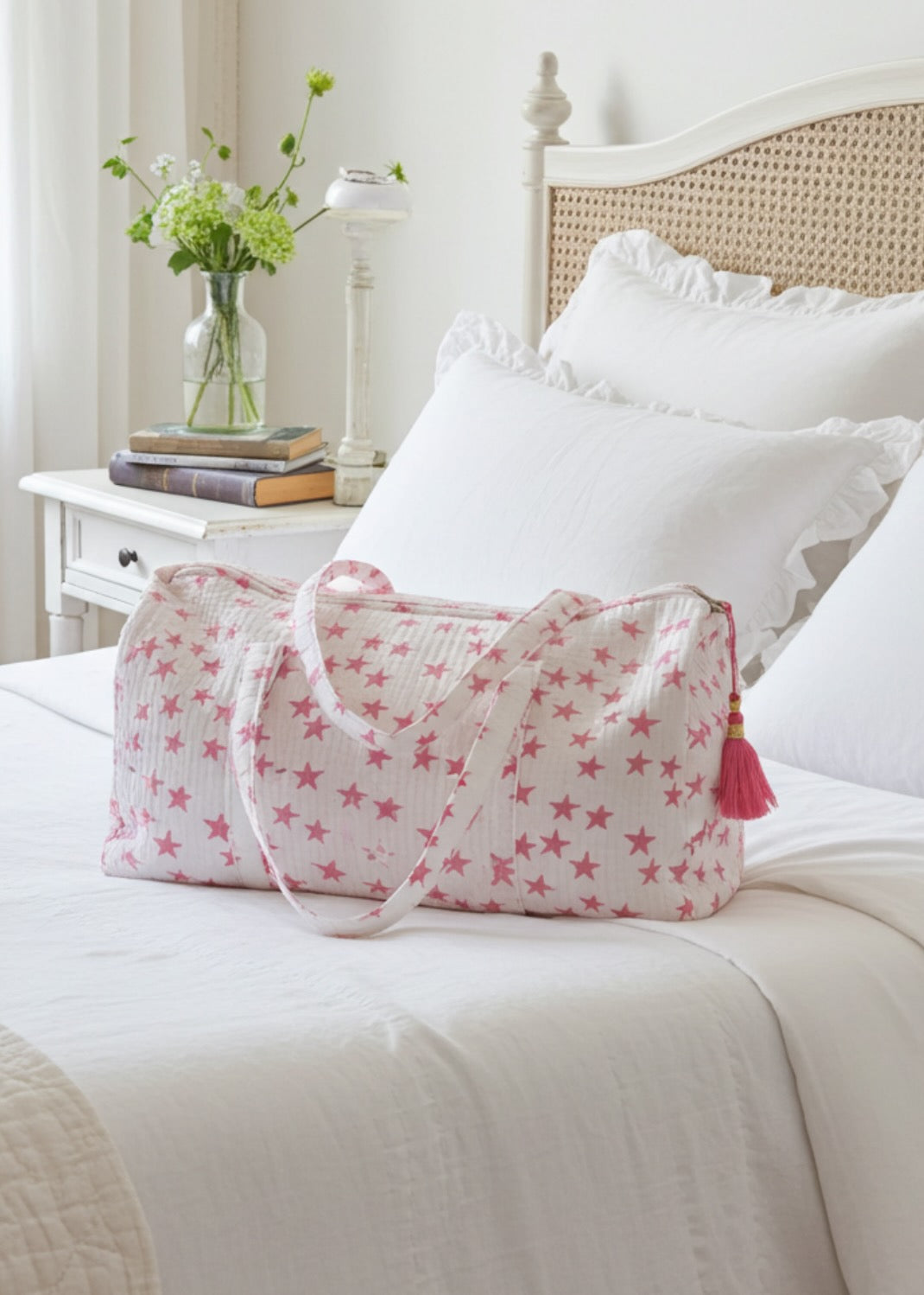 Weekend bag - Pink Super Stars