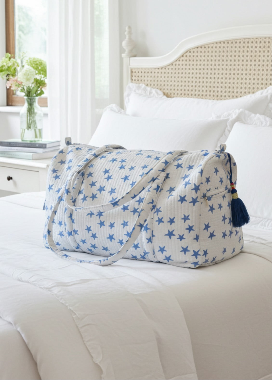 Weekend bag - Blue Super Stars