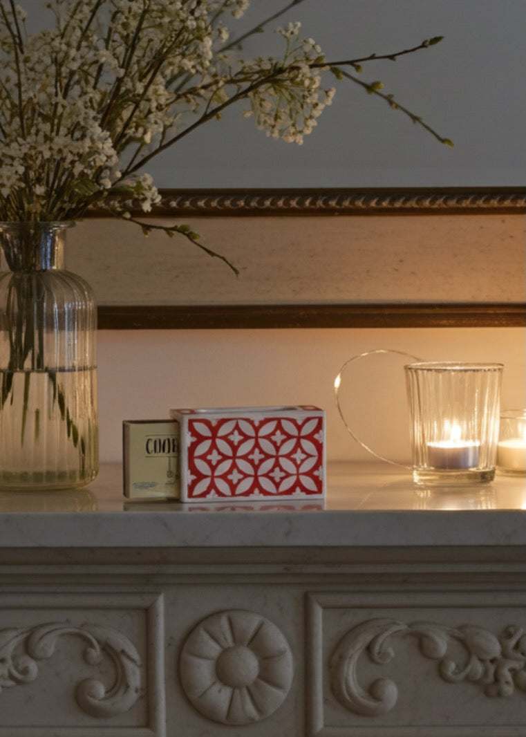 Large Matchbox Holder - Orange
