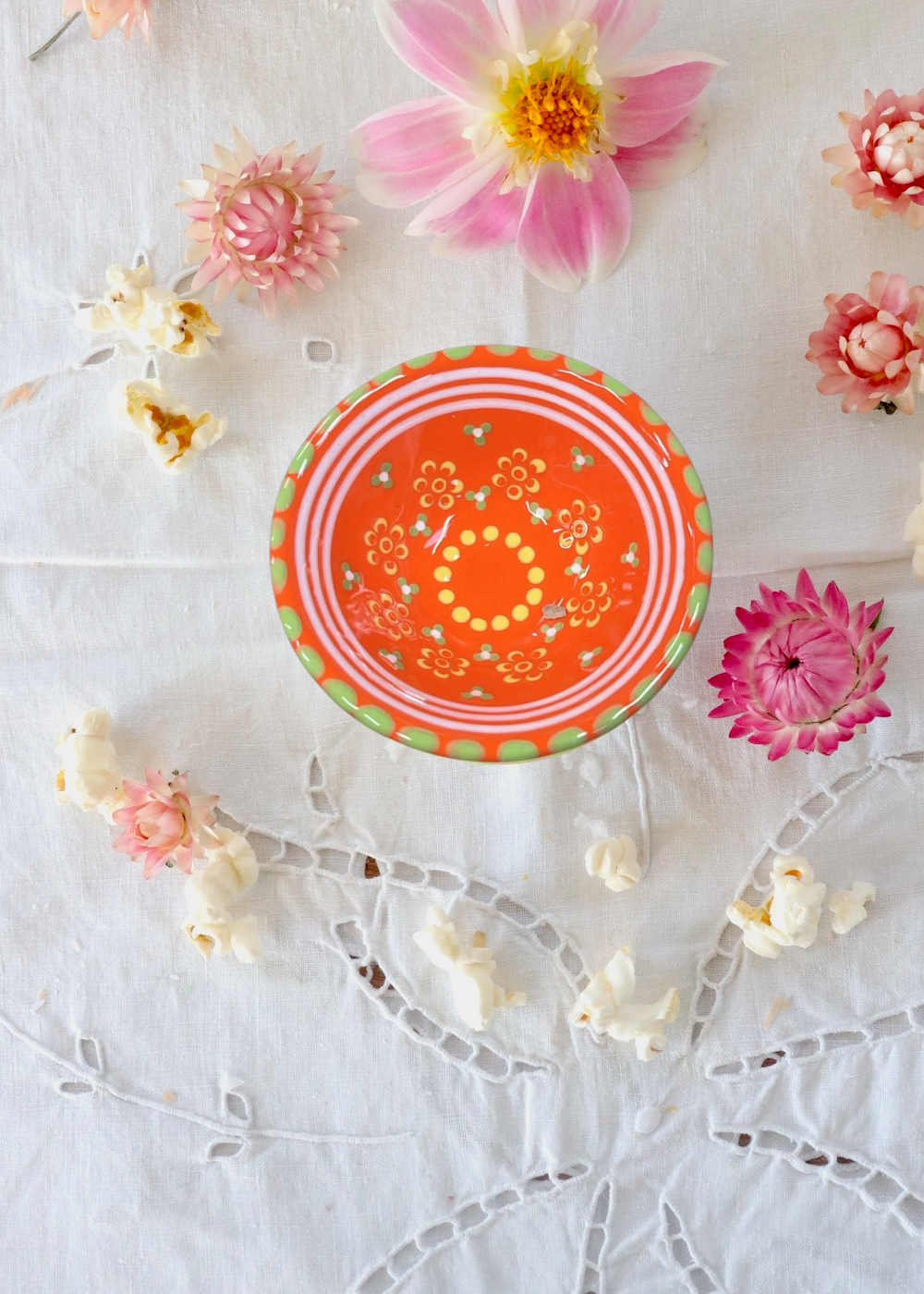 Salt Dish -  Orange and Green