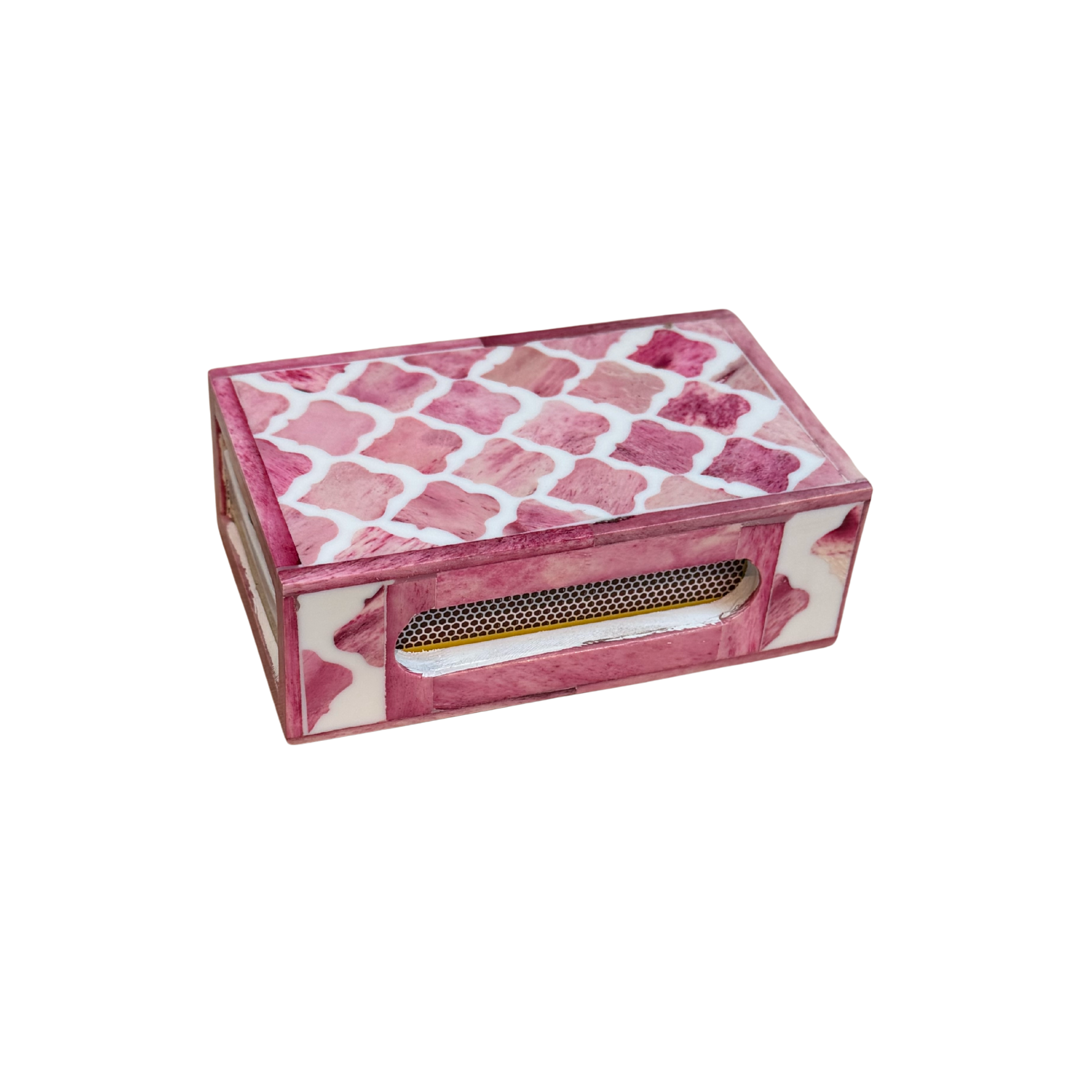 Large Matchbox Holder - Pink