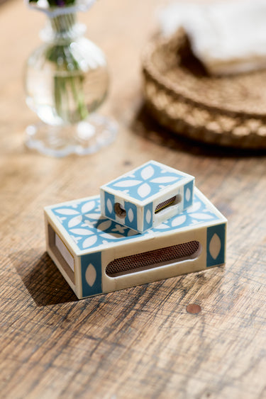 Large Matchbox Holder - Duck Egg