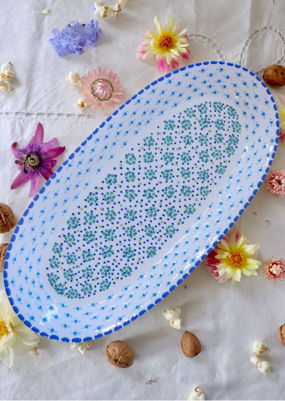 Margo Platter - White & Blue 2