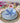 Pasta Bowl White & Blue Flowers