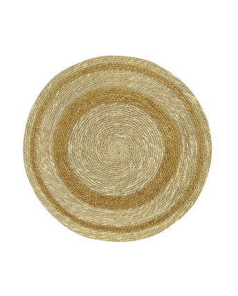 Set of 4 Striped Seagrass Placemats