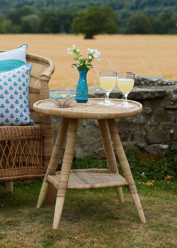 NEW Malawi Round Cane Table
