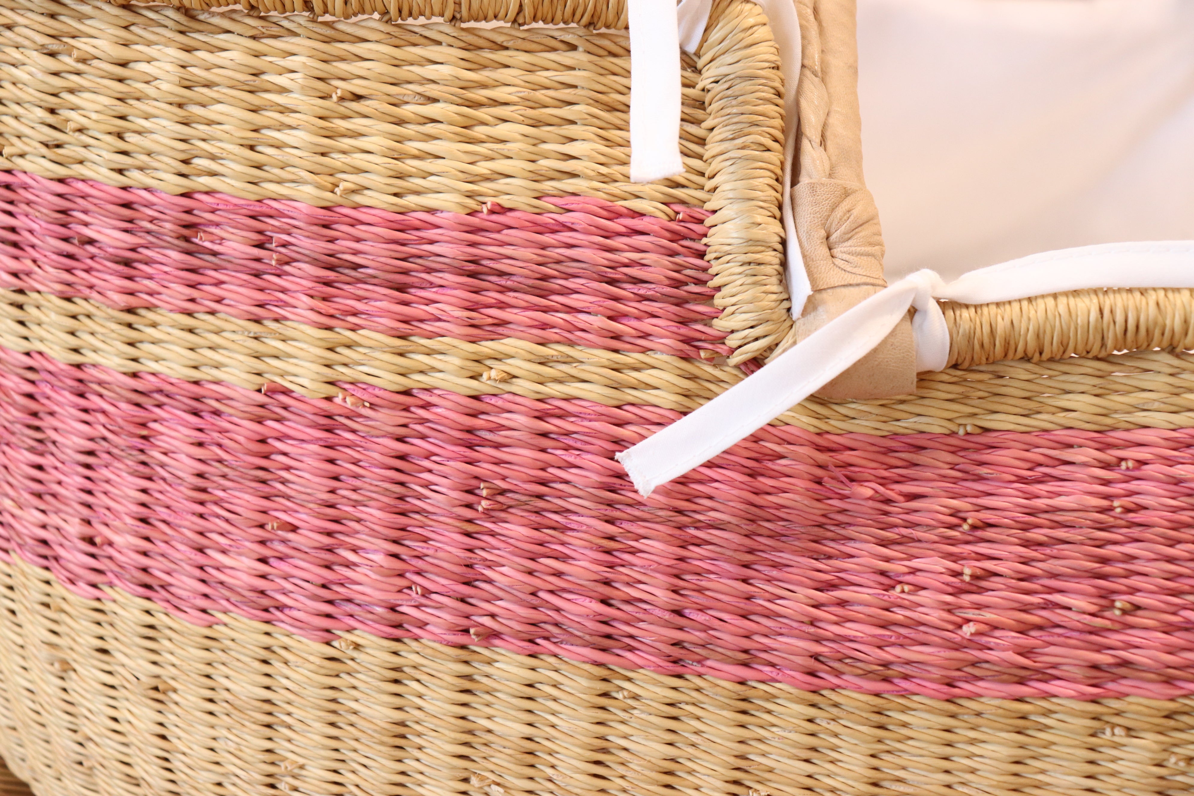 Moses Basket - Dusty Pink