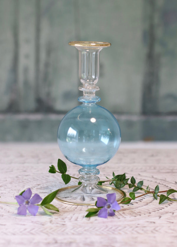 LARGE Bubble Candlestick Pale Blue