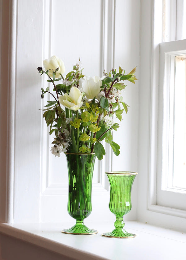 Classic Glass Vase -  Lime