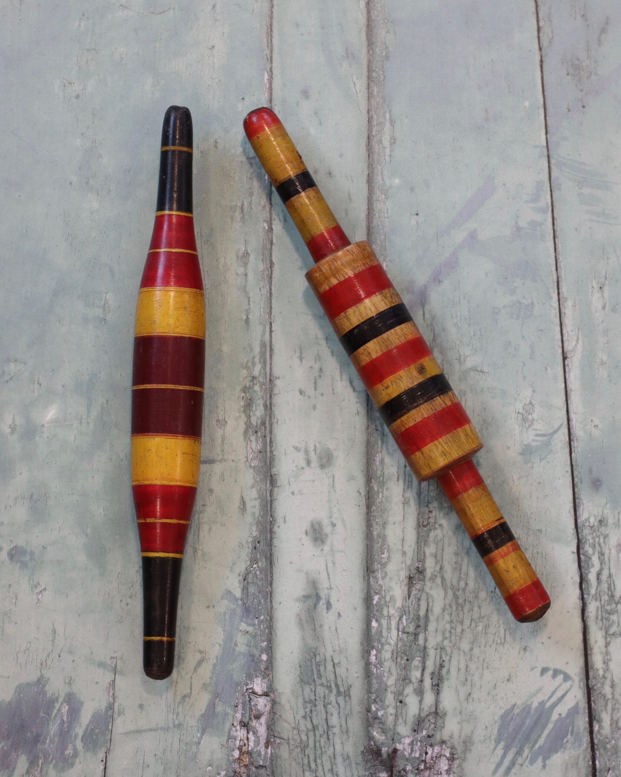 Chapati Rollers - A Pair Of Vintage Chapati Rollers