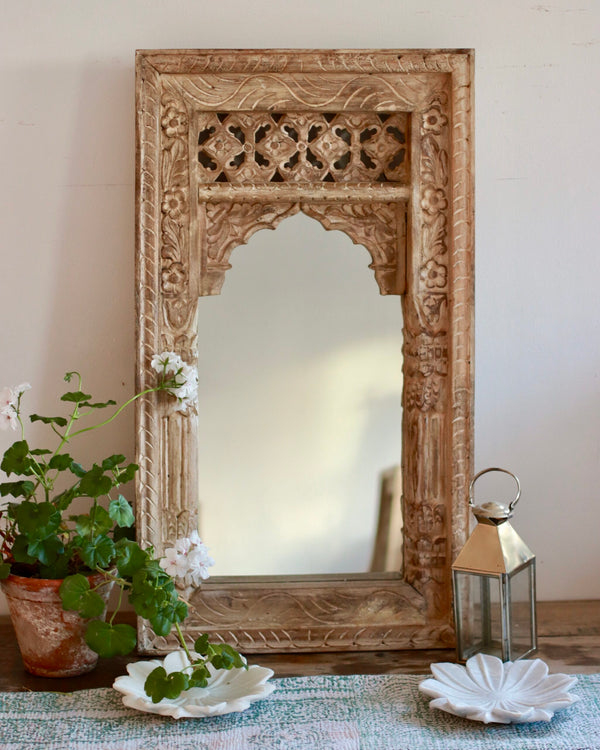 Carved Haveli Mirror